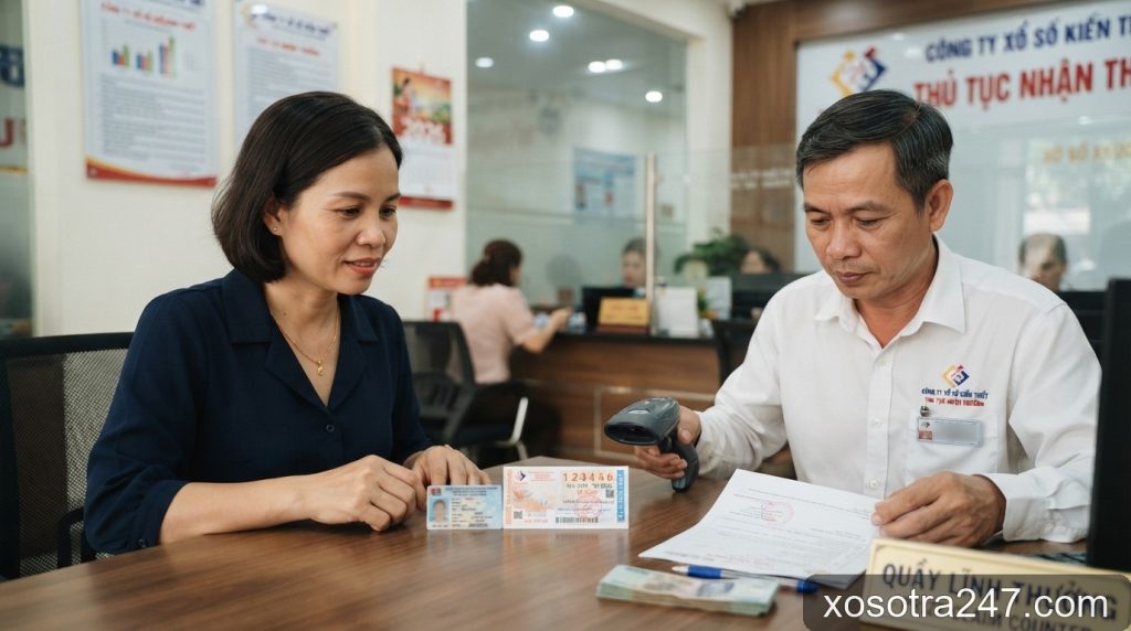 Hướng dẫn chi tiết thủ tục nhận giải xổ số kiến thiết năm 2026